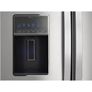 Whirlpool 36-inch, 26.8 cu. ft. Freestanding French 3-Door Refrigerator Water and Ice Dispensing System (Fingerprint Resistant Stainless)WRF767SDHZ
