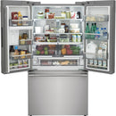 Frigidaire Professional 36-inch, 23.3 cu. ft. Counter-Depth French 3-Door Refrigerator with Digital Display PRFG2383AFPRFG2383AF