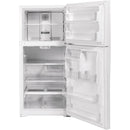 GE 30-inch, 19.2 cu.ft. Freestanding Top Freezer Refrigerator with LED Lighting GTS19KGNRWW (GTS19KGNRWW)