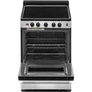 Whirlpool 24-inch Freestanding Electric Range with Upswept SpillGuard™ Cooktop WFE500M4HS IMAGE 2