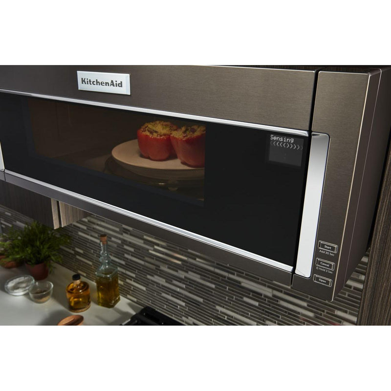 KitchenAid 30-inch, 1.1 cu.ft. Over-the-Range Microwave Oven with Whisper Quiet® Ventilation System KMLS311HBS IMAGE 15