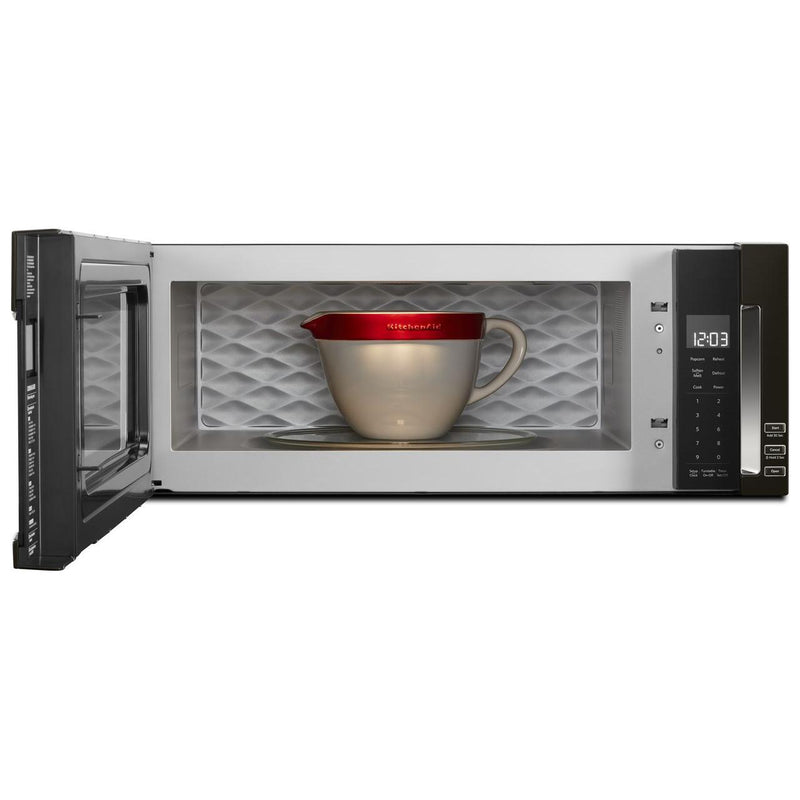 KitchenAid 30-inch, 1.1 cu.ft. Over-the-Range Microwave Oven with Whisper Quiet® Ventilation System KMLS311HBS IMAGE 3