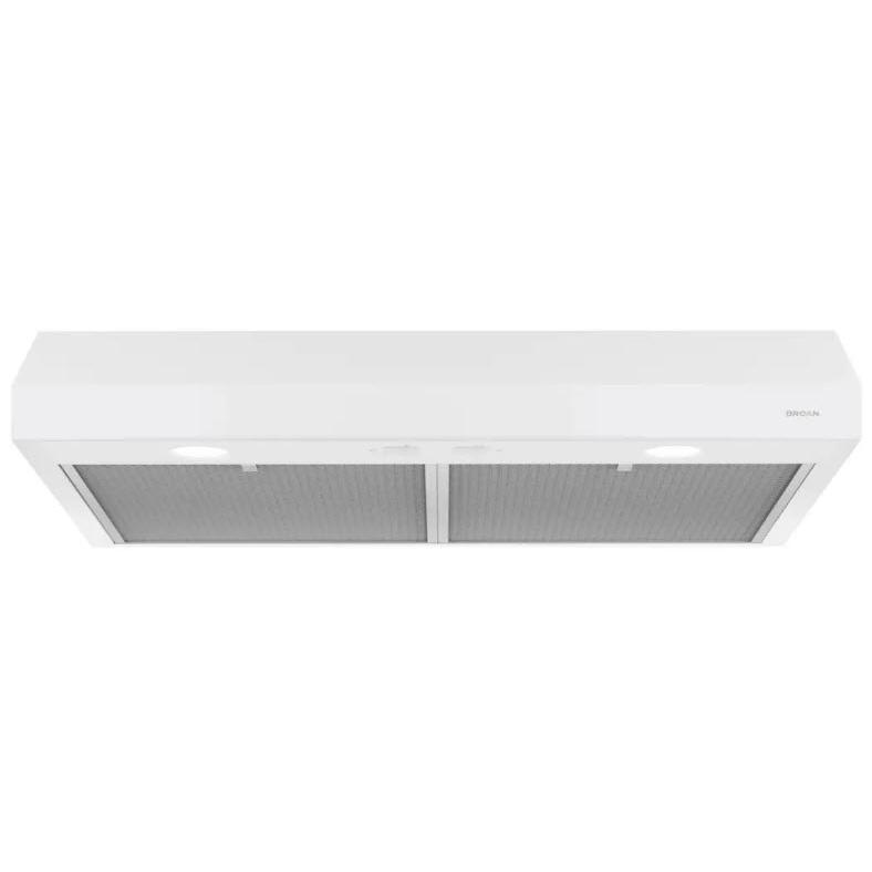 Broan 36-inch Glacier BCSD1 Series Under Cabinet Range Hood BCSD136WW IMAGE 1