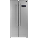 Forno 33-inch, 15.6 cu.ft. Freestanding Side-by-Side Refrigerator with LED Display on Door FFRBI1805-33SBFFRBI180533SB