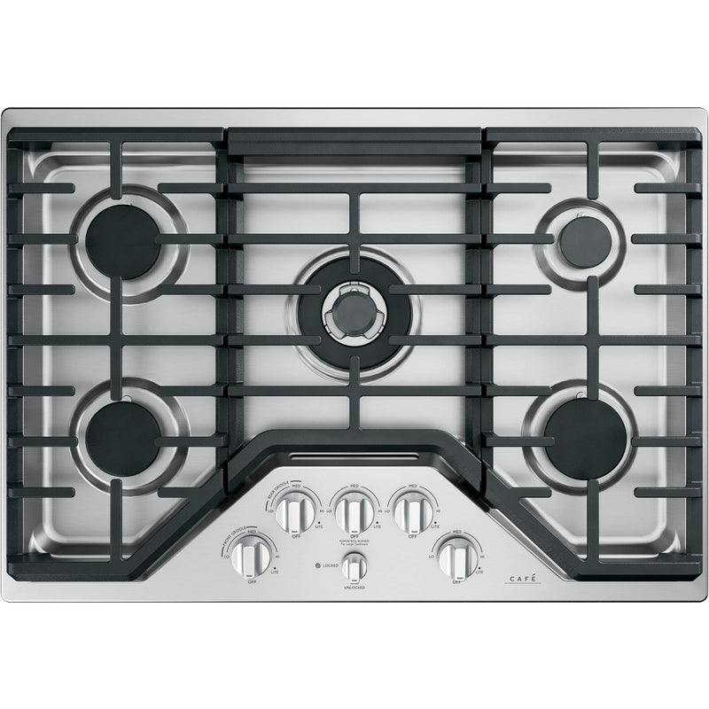 Café 30-inch Built-In Gas Cooktop CGP95302MS1 IMAGE 1