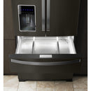 Whirlpool 36-inch, 26.2 cu. ft. French 4-Door Refrigerator WRX986SIHV (Black Stainless Fingerprint Resistant)WRX986SIHV