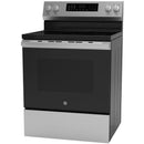 GE 30-inch Freestanding Electric Range with Convection Technology GRF600AVSS