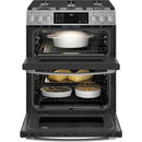 GE Profile 30-inch Slide-In Gas Range PGS960YPFS