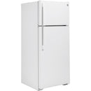 GE 28-inch, 17.5 cu. ft. Top Freezer Refrigerator (White)GTS18HGNRWW