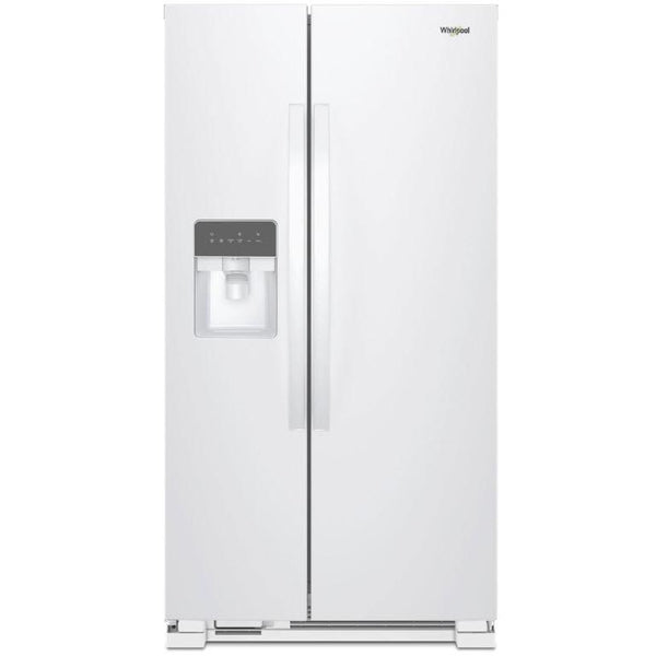 Whirlpool 36-inch, 25 cu. ft. Side-By-Side Refrigerator WRS315SDHW IMAGE 1