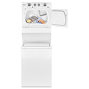  Whirlpool Stacked Washer/Dryer Electric Laundry Center WETLV27HW IMAGE 3