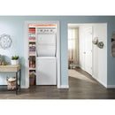  Whirlpool Stacked Washer/Dryer Electric Laundry Center WETLV27HW IMAGE 5