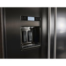 KitchenAid 48-inch, 29.5 cu.ft. Built-in Side-by-Side Refrigerator with Water and Ice Dispensing System KBSD608EBS