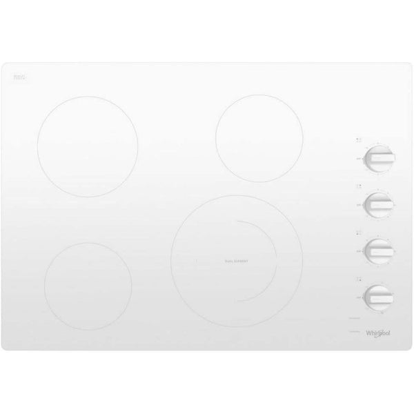 Whirlpool 30-inch Built-In Electric Cooktop WCE55US0HW IMAGE 1