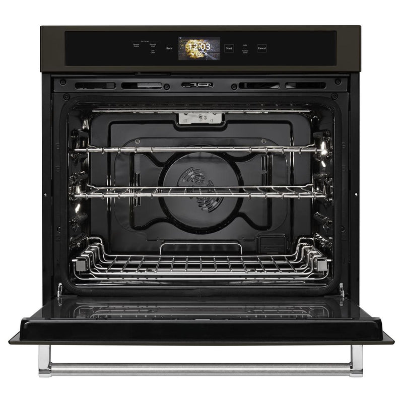 KitchenAid 30-inch, 5.0 cu.ft. Built-in Single Wall Oven with True Convection KOSE900HBS IMAGE 2