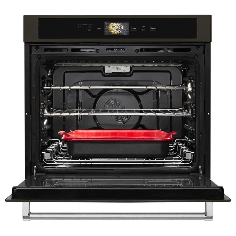 KitchenAid 30-inch, 5.0 cu.ft. Built-in Single Wall Oven with True Convection KOSE900HBS IMAGE 3