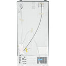 GE 33-inch 23 cu.ft. Freestanding Side-by-Side Refrigerator with LED Lighting GSE23GGPBBGSE23GGPBB