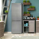 Bottom Mount Refrigerator 10.3 Cu. Ft. (Stainless Look) (DBMF100B1SLDB)DBMF100B1SLDB