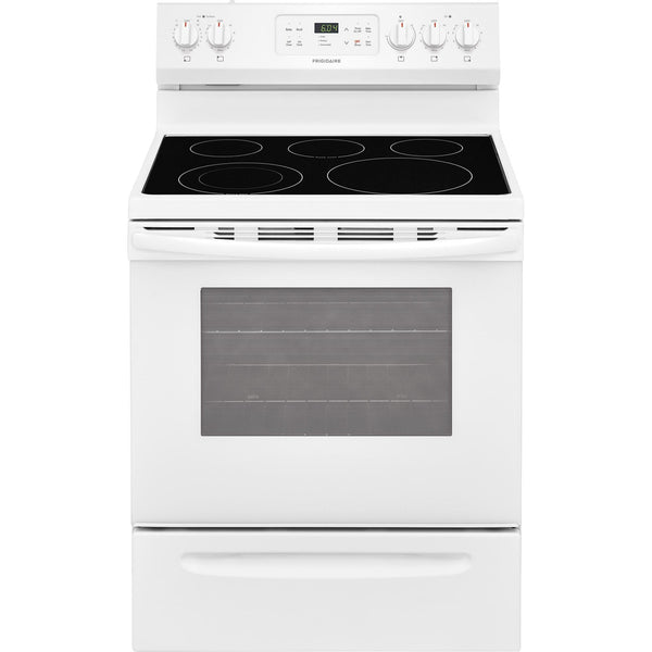 Frigidaire 30-inch Freestanding Electric Range with SpaceWise® Expandable Elements FFEF3054TW