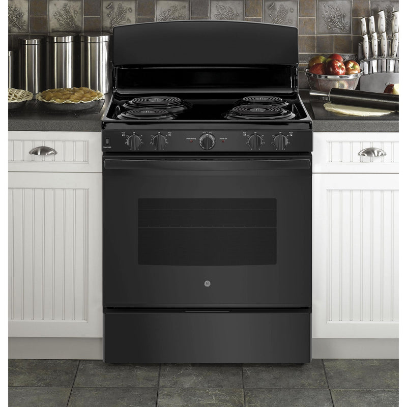 GE 30-inch Freestanding Electric Range JBS460DMBB IMAGE 6