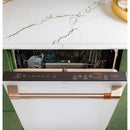 Caf? Built-in Dishwasher with WiFi (Matte White / Brushed Bronze) (CDT858P4VW2)