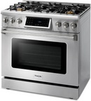 Thor Kitchen 36 inch Gas Range (Stainless Steel)TRG3601