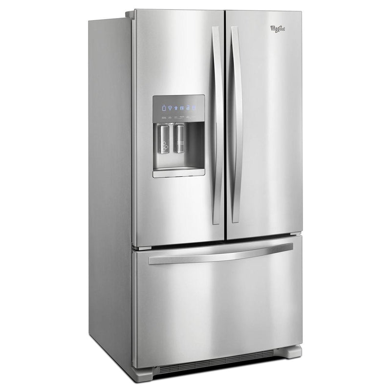 Whirlpool 36-inch, 24.7 cu. ft. French 3-Door Refrigerator with Ice and Water Dispensing System WRF555SDFZ (WRF555SDFZ)