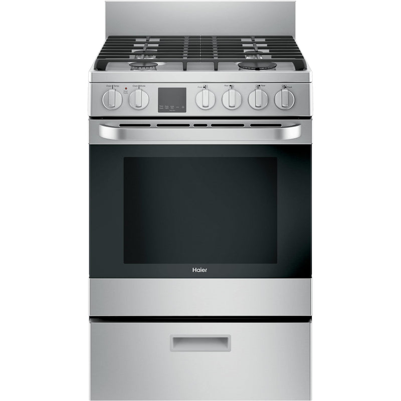 Haier 24-inch Freestanding Gas Range QGAS740RMSS IMAGE 1