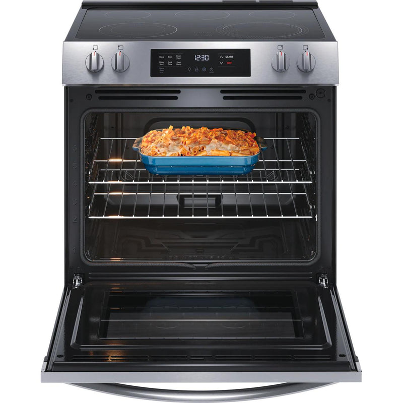 Frigidaire 30-inch Freestanding Electric Range with EvenTemp™ FCFE3062AS