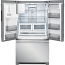 Frigidaire Professional 36-inch, 27.8 cu.ft. Freestanding French 3-Door Refrigerator with External Water and Ice Dispensing System FPBS2778UFFPBS2778UF