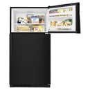 Whirlpool 33-inch, 20.5 cu.ft. Freestanding Top Freezer Refrigerator with Flexi-Side™ Bin WRT311FZDB (Black) (WRT311FZDB)