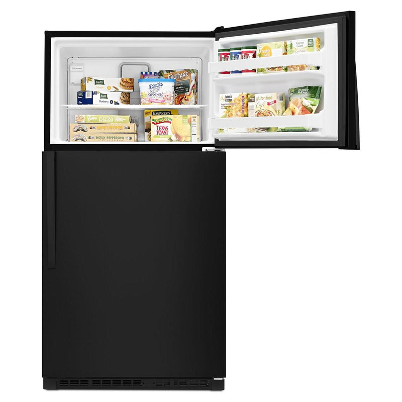 Whirlpool 33-inch, 20.5 cu.ft. Freestanding Top Freezer Refrigerator with Flexi-Side™ Bin WRT311FZDB