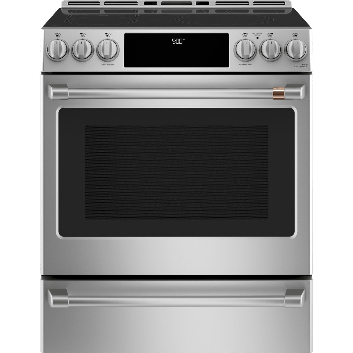 その他 Amway Induction Range Café 30-inch Slide-in Induction Range with Warming Drawer CHS900P2MS1