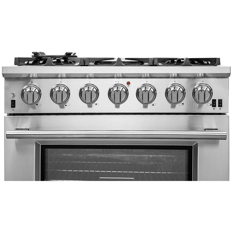 Forno Capriasca Alta Qualita 36-inch Freestanding Gas Range with Convection Technology FFSGS6260-36 IMAGE 5