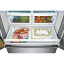 Frigidaire Professional 36-inch, 27.8 cu.ft. Freestanding French 3-Door Refrigerator with External Water and Ice Dispensing System FPBS2778UFFPBS2778UF