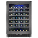Silhouette 5.6 cu. ft. 48-bottle Built-in Wine Cooler SSWC056D1B-S IMAGE 3
