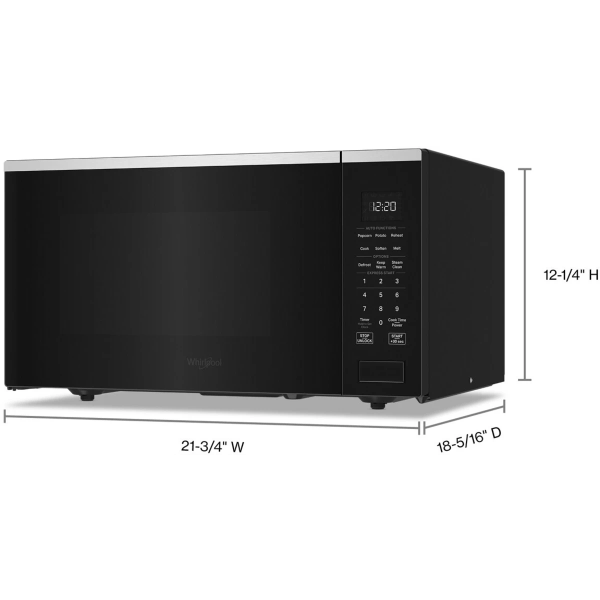 Whirlpool 1.6 Cu. Ft Sensor Cooking Countertop Microwave (WMCS7022SZ)