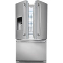 Electrolux 36-inch, 21.5 cu. ft. Counter-Depth French 3-Door Refrigerator with Wave-Touch® Controls (Stainless Steel) EW23BC87SS (EW23BC87SS)