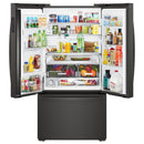 Whirlpool 36-inch, 23.8 cu. ft. Counter-Depth French 3-Door Refrigerator (Black)WRF954CIHB