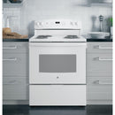 GE 30-inch Freestanding Electric Range JB256DMWWJB256DMWW