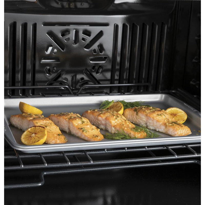 GE 27-inch, 8.6 cu.ft. Built-in Double Wall Oven with True European Convection JKD5000DNBB IMAGE 9