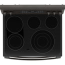 GE Profile 30-inch Freestanding Electric Range with Wi-Fi Connectivity PB965BPTS