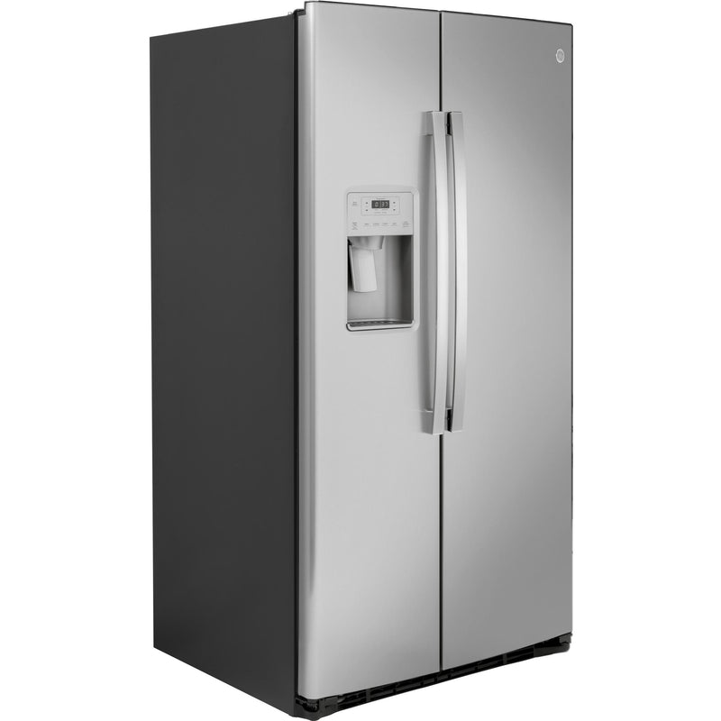 GE 36-inch, 25.3 cu. ft. Side-by-Side Refrigerator with Water and Ice