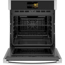 GE Profile 27-inch, 4.3 cu.ft. Built-in Single Wall Oven with Convection Technology PKS7000SNSS IMAGE 2