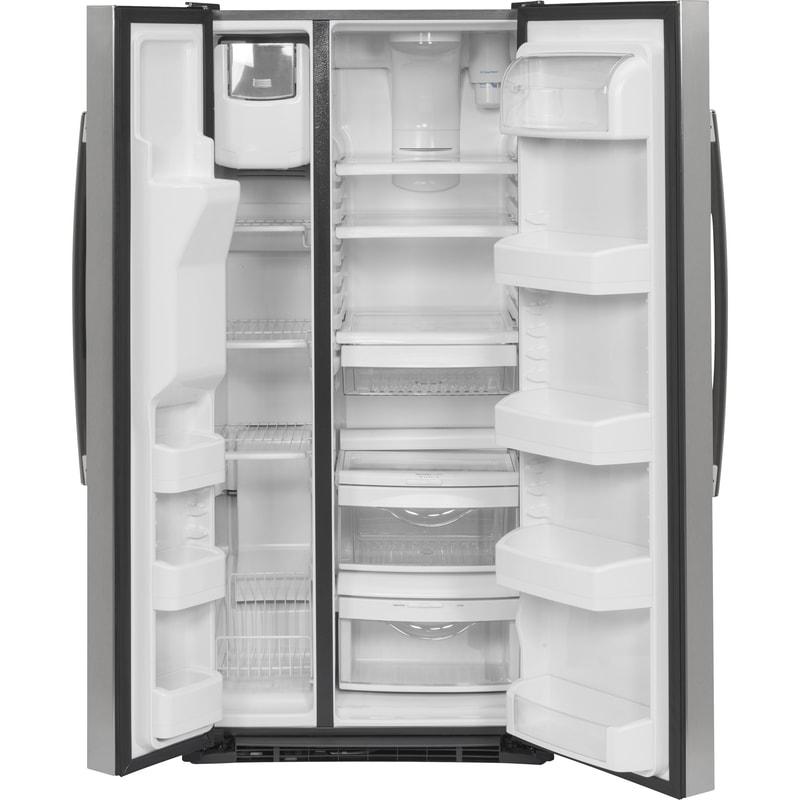 Crosley 33-inch, 23.2 cu.ft. Freestanding Side-by-Side Refrigerator with External Water and Ice Dispensing System XSS23GSKSS IMAGE 2