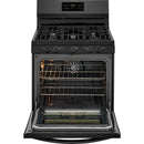 Frigidaire Gallery 30-inch Freestanding Gas Range With Quick Bake Convection FGGF3036TB