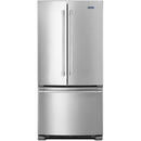 Maytag 33-inch, 22.1 cu. ft. French 3-Door Refrigerator with Ice (Fingerprint Resistant Stainless) MFF2258FEZ (MFF2258FEZ)