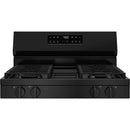 GE 30-inch Freestanding Gas Range with SmartHQ™ GGF400PVBBGGF400PVBB