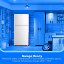 Midea 20.5 Cu. Ft. Top Freezer Refrigerator (White) (MRT21D3BWW)