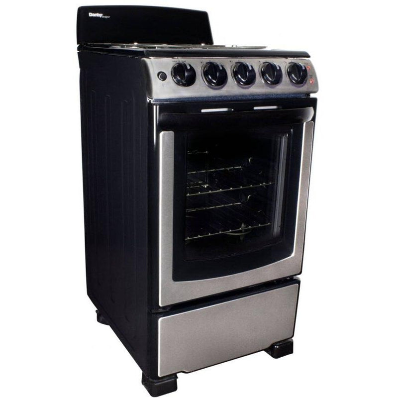 Danby 20-inch Freestanding Electric Range DER202BSS IMAGE 3